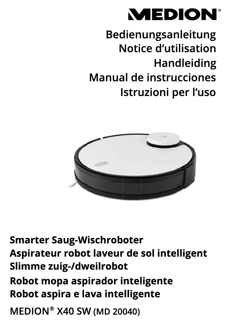 Page 1 de la notice Manuel utilisateur Medion X40 SW (MD 20040)