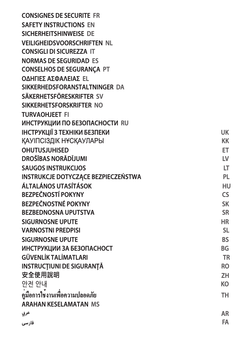 Page n°1 - Manuel utilisateur Moulinex Super Uno AM314010