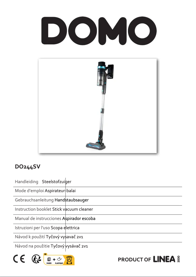 Image de la première page du manuel de l'appareil DO244SV