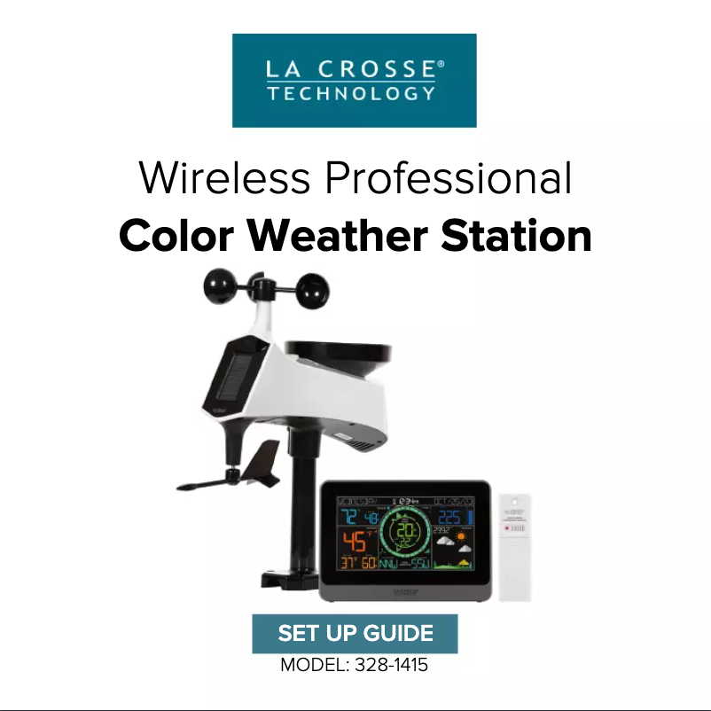 Image de la première page du manuel de l'appareil 328-1415