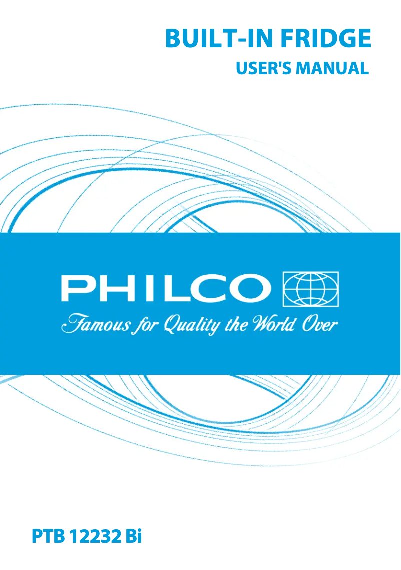 Page n°1 - Manuel utilisateur Philco PTB 12232 Bi