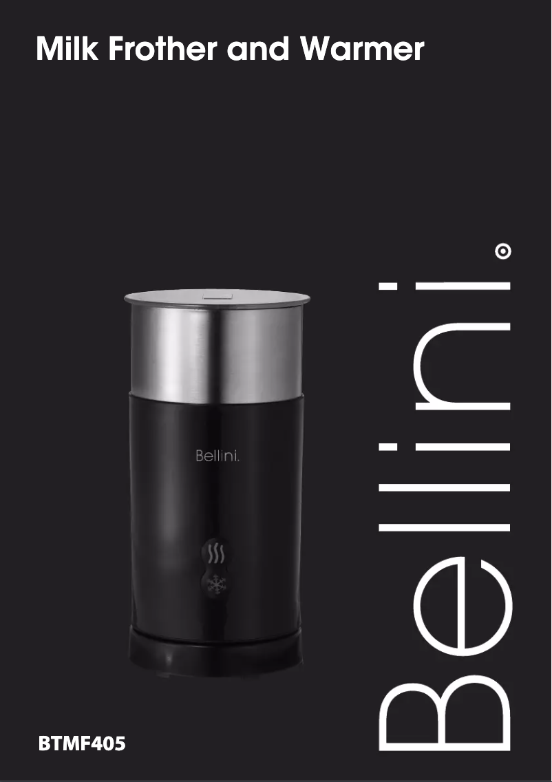 Page 1 de la notice Manuel utilisateur Bellini BTMF405