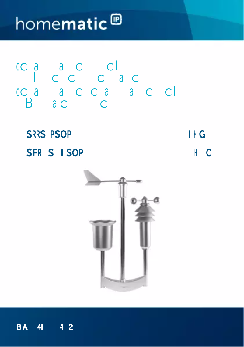 Page n°1 - Manuel utilisateur eQ-3 151821A0