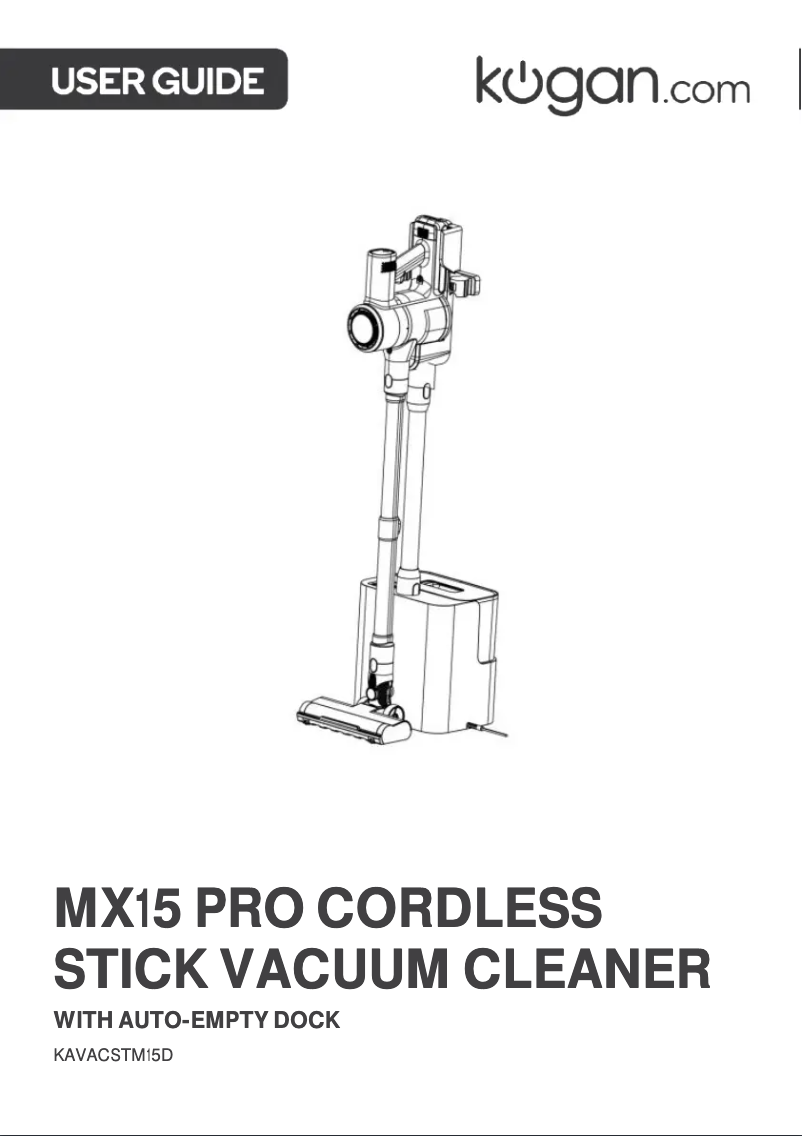 Page 1 de la notice Manuel utilisateur Kogan KAVACSTM15D