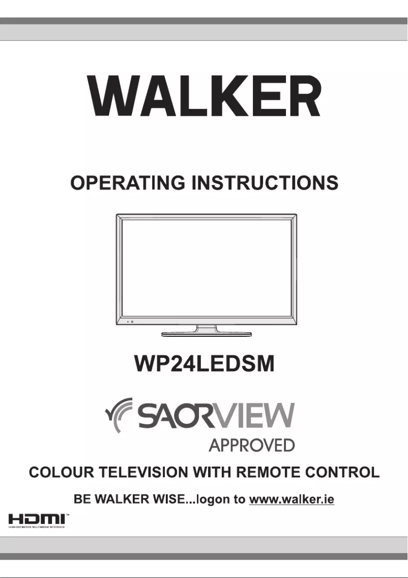 Página 1 del manual Manual de usuario Walker WP24LEDSM