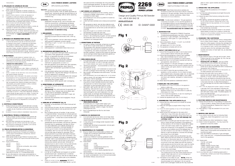 Página 1 del manual Manual de usuario Primus 2269