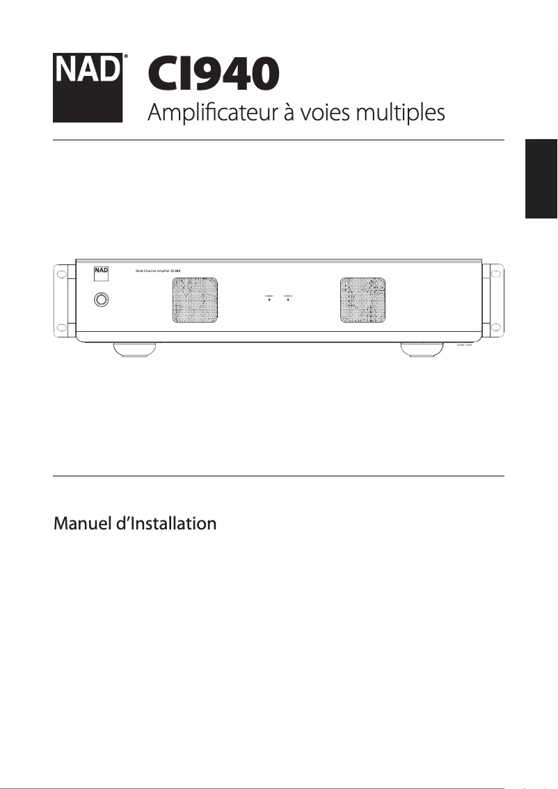 Image de la première page du manuel de l'appareil CI 940