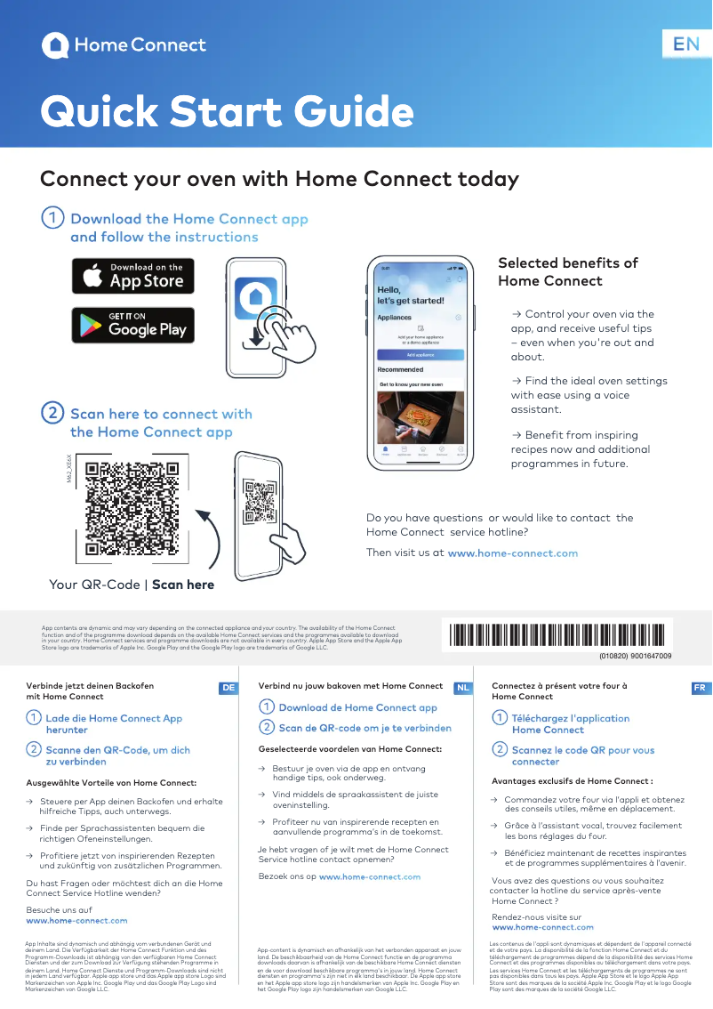 Page 1 de la notice Manuel utilisateur Bosch CMG7361B1B