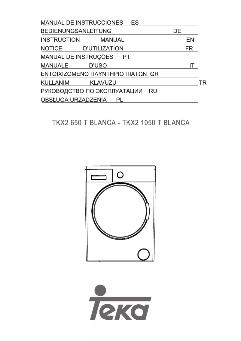 Page 1 de la notice Manuel utilisateur Teka TKX3 1260