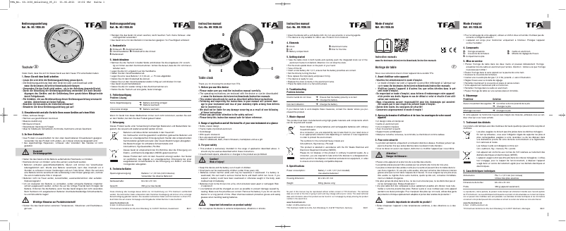 Page 1 de la notice Manuel utilisateur TFA 60.1036.55