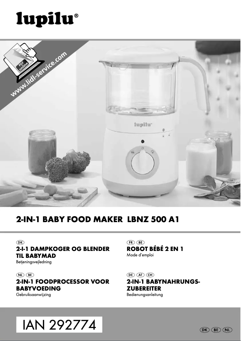 Page 1 de la notice Manuel utilisateur Lupilu LBNZ 500 A1