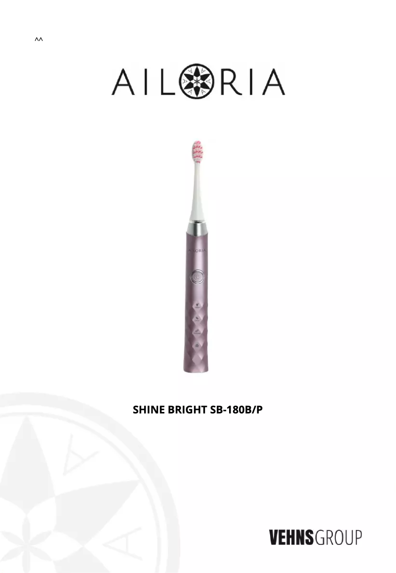 Página 1 del manual Manual de usuario Ailoria Shine Bright SB-180B/P