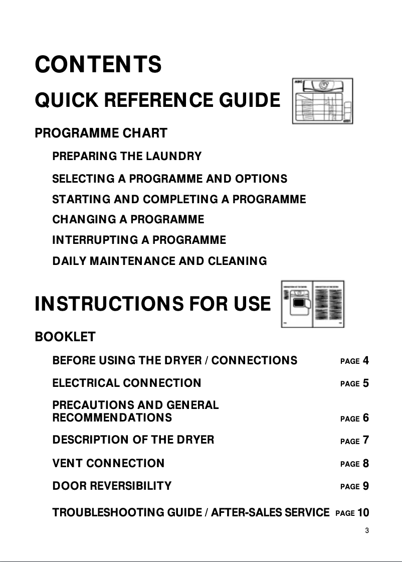 Página 1 del manual Manual de usuario Whirlpool AWZ 3411