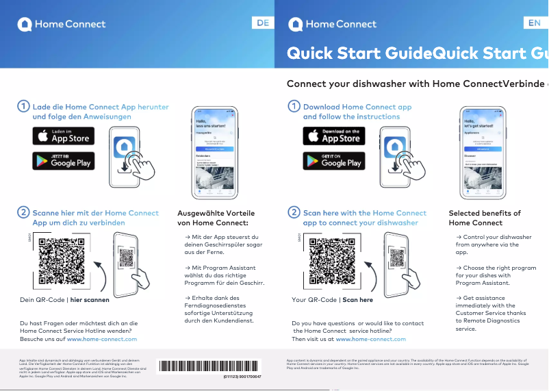 Page 1 de la notice Guide d'installation Bosch SMS4EVW10E