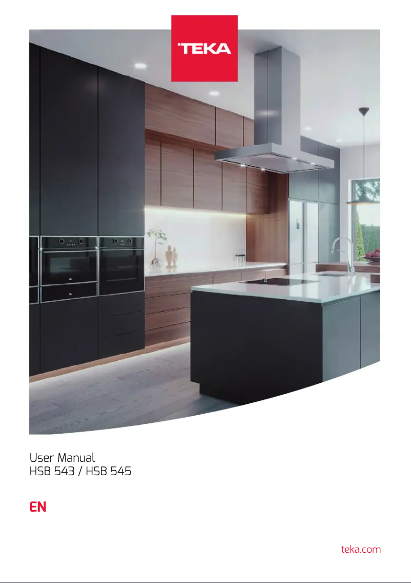 Page n°1 - Manuel utilisateur Teka HSB 545