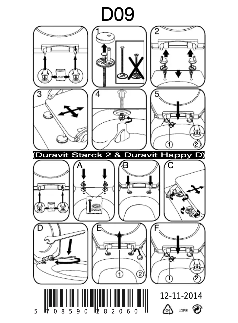 Page 1 de la notice Manuel utilisateur Pressalit Delight