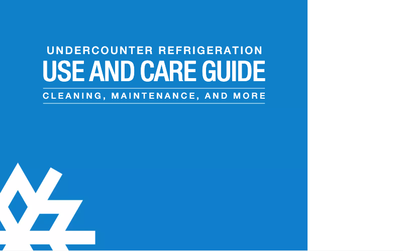 Page 1 de la notice Manuel d'utilisation et d'entretien Sub-Zero UC-24CI-RH