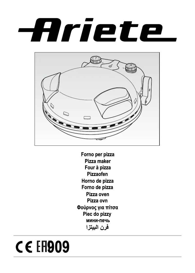 Página 1 del manual Manual de usuario Ariete 909