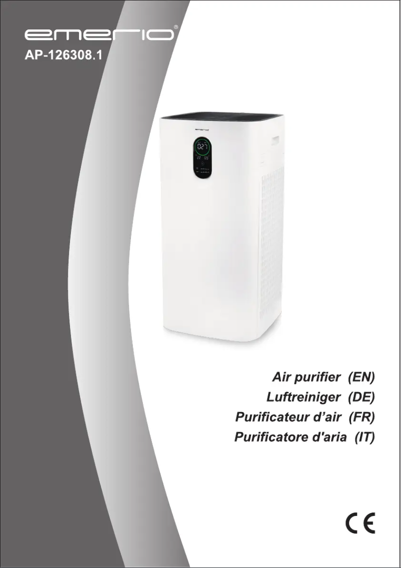 Image de la première page du manuel de l'appareil AP-126308.1