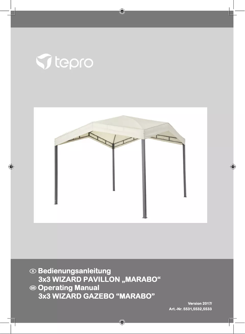 Image de la première page du manuel de l'appareil Marabo