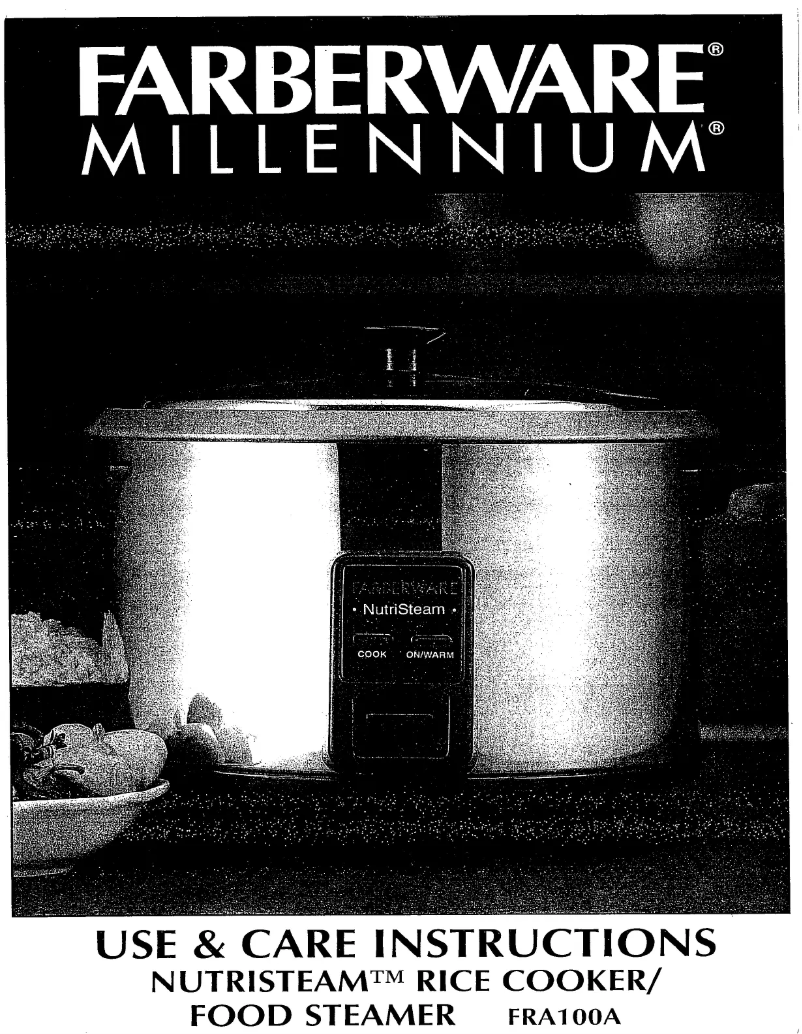 Página 1 del manual Manual de usuario Farberware NutriSteam FRA100A