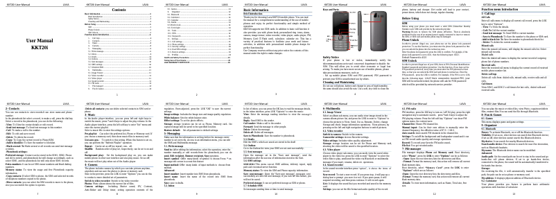 Page n°1 - Manuel utilisateur Lava KKT 20i
