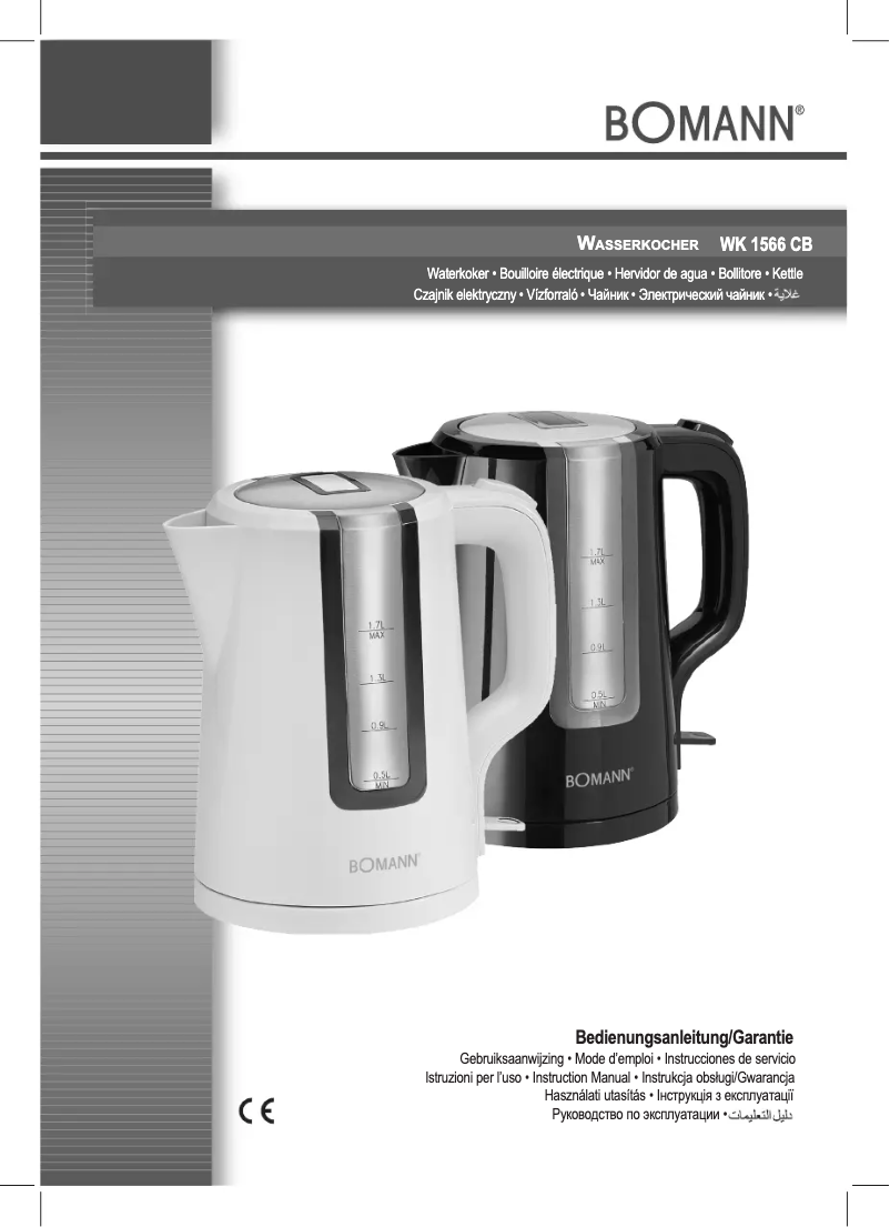 Page 1 de la notice Manuel utilisateur Bomann WK 1566 CB