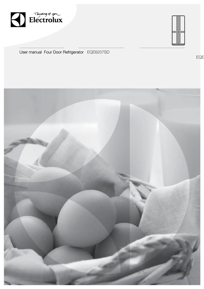 Page 1 de la notice Manuel utilisateur Electrolux EQE6207SD