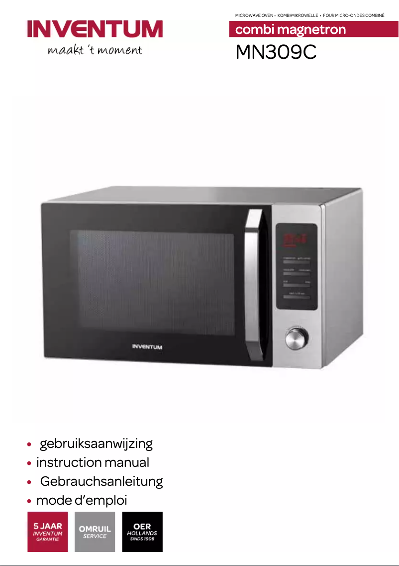 Image de la première page du manuel de l'appareil MN309C