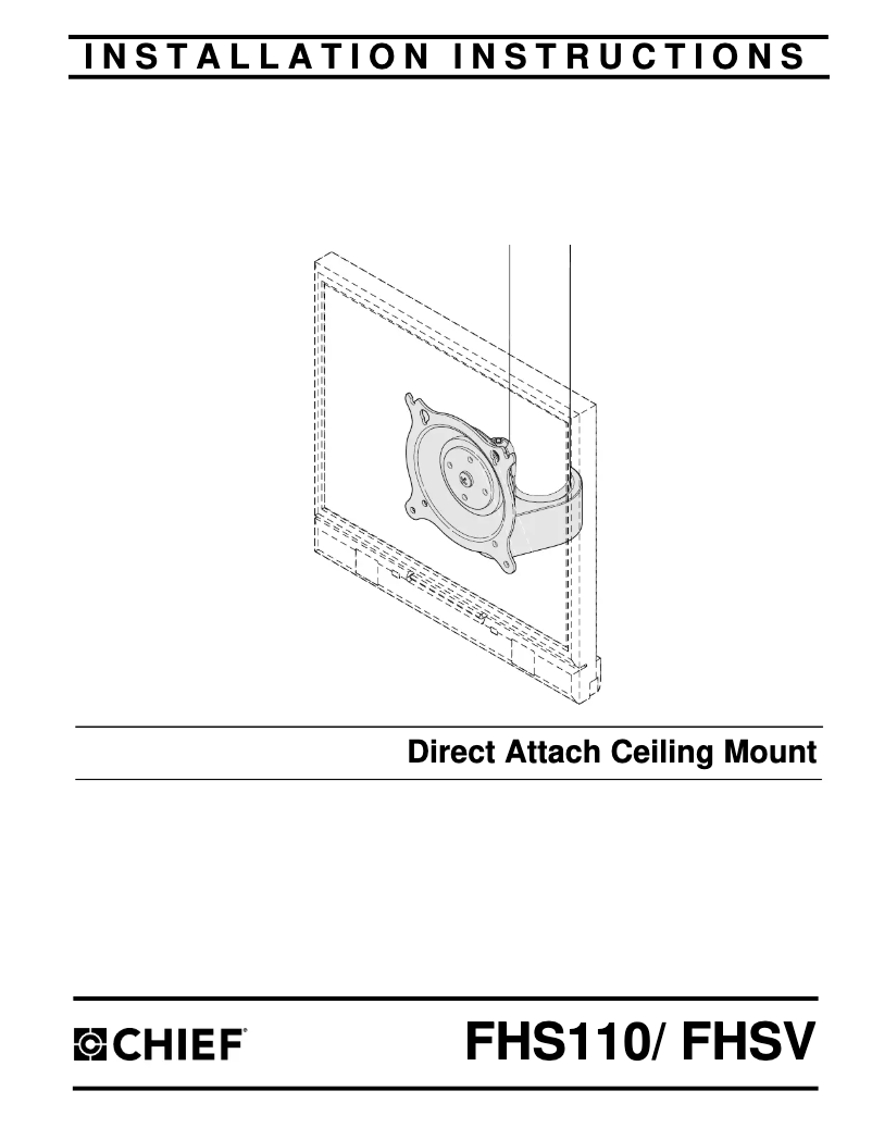 Page n°1 - Manuel utilisateur Chief FHSVB