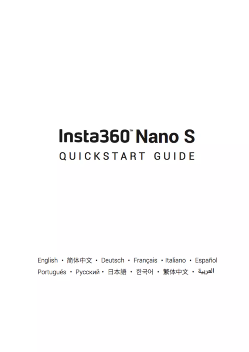 Page n°1 - Manuel utilisateur Insta360 Nano S