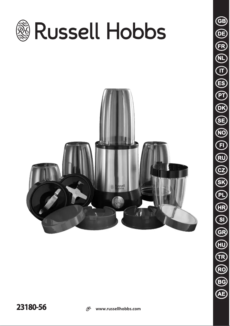 Page 1 de la notice Manuel utilisateur Russell Hobbs Nutri Boost 23180-56