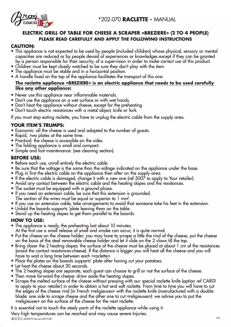 Page 1 de la notice Manuel utilisateur Louis Tellier 202070