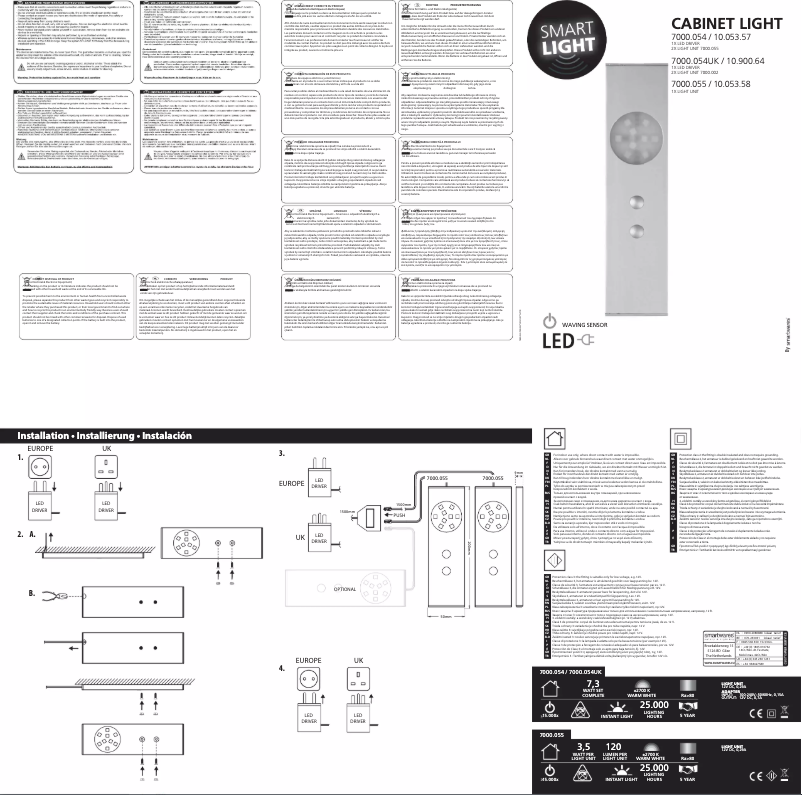 Page 1 de la notice Manuel utilisateur Smartwares 7000.054