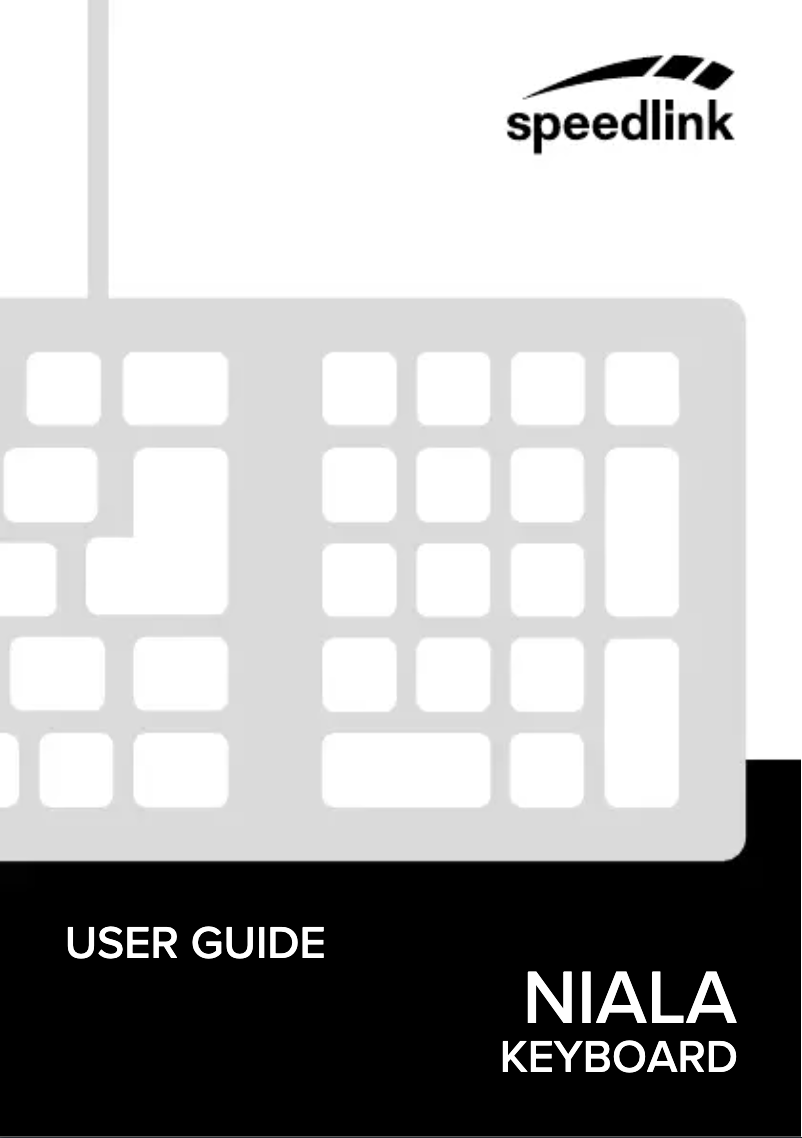 Image de la première page du manuel de l'appareil Niala SL-640001-BK