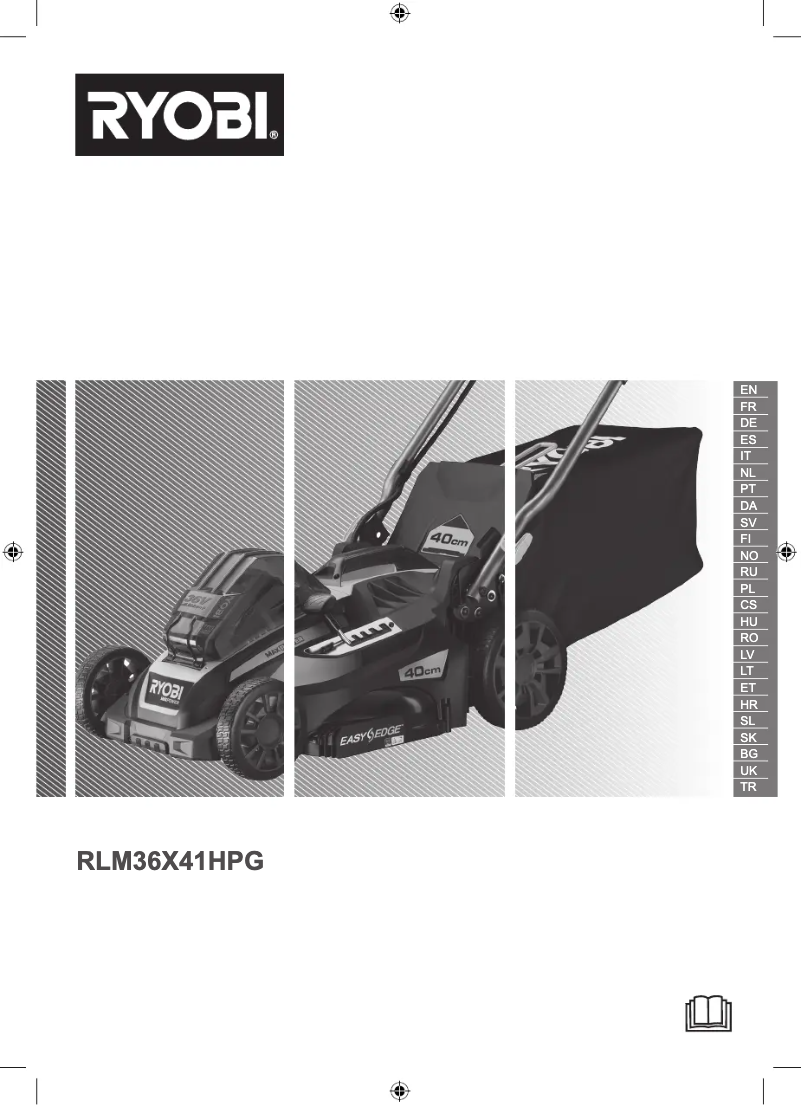 Page 1 de la notice Manuel utilisateur RYOBI Power Assist RLM36X41H50PG