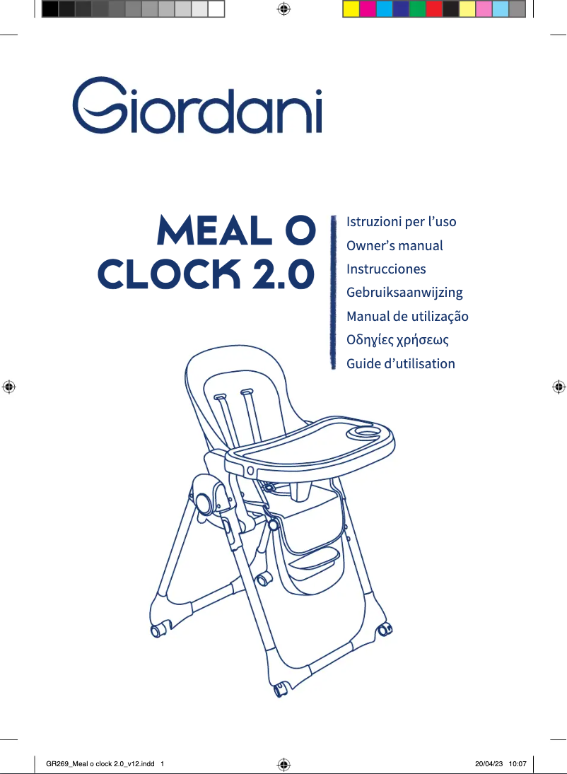 Página 1 del manual Manual de usuario Giordani Meal O Clock 2.0
