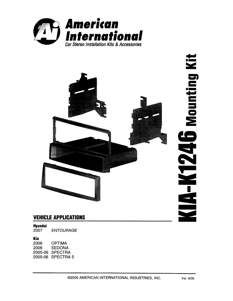 Page 1 de la notice Manuel utilisateur American International KIAK1246