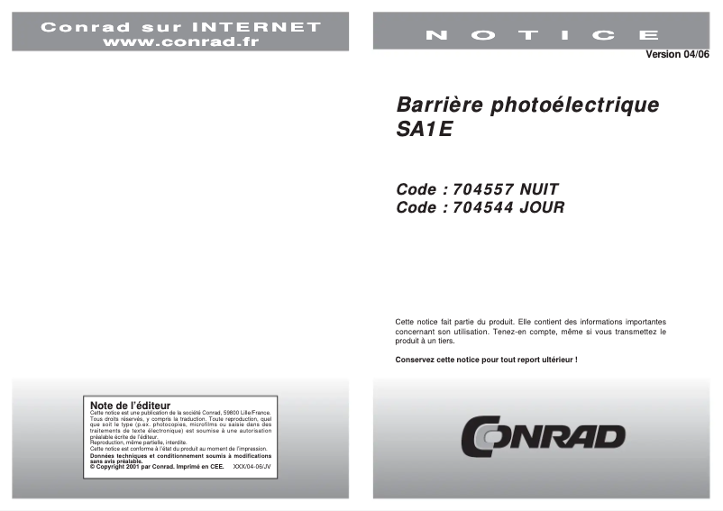 Page 1 de la notice Manuel utilisateur Idec SA1E-PP1-SET