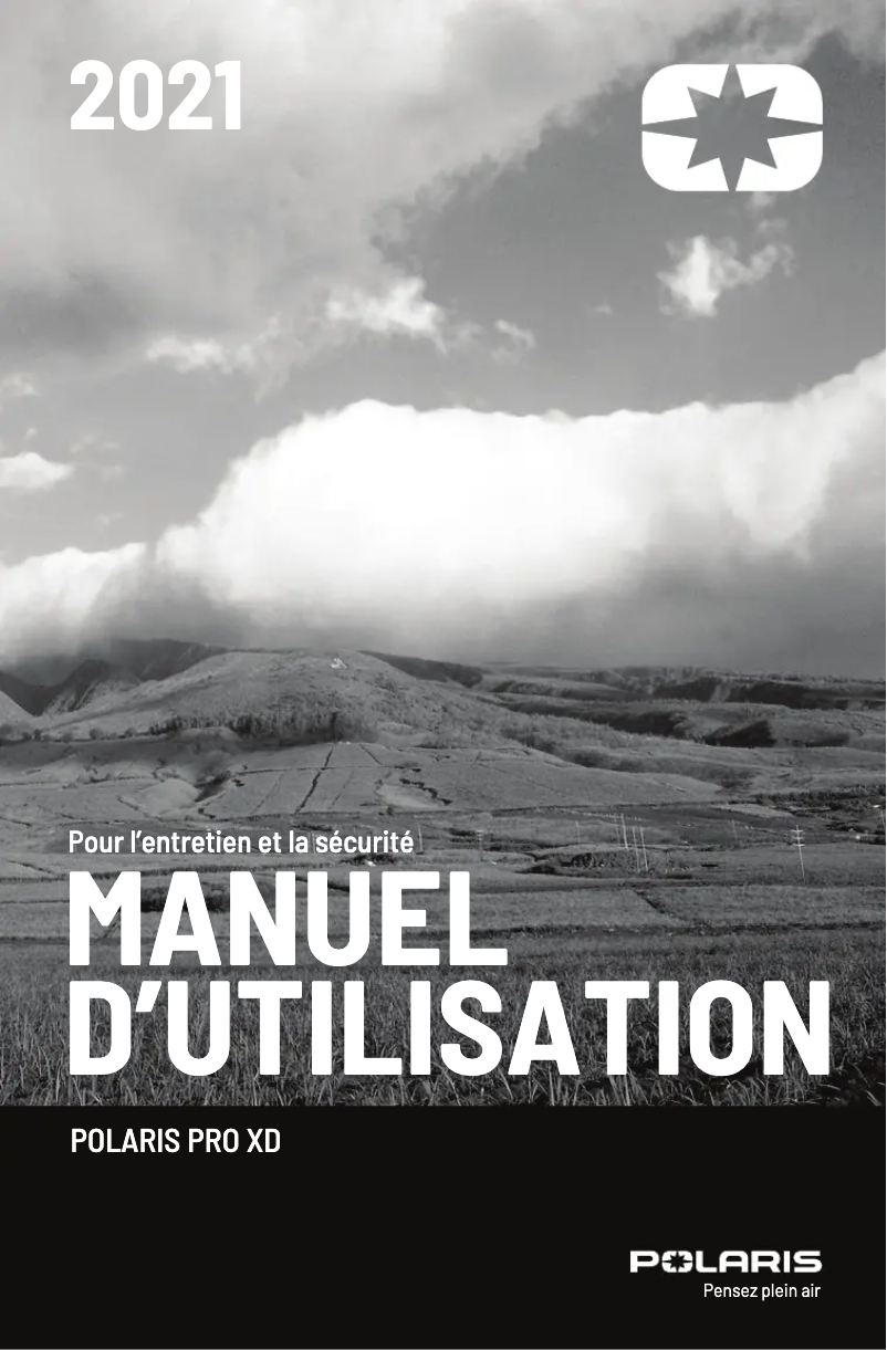 Image de la première page du manuel de l'appareil PRO XD 4000G AWD (2021)