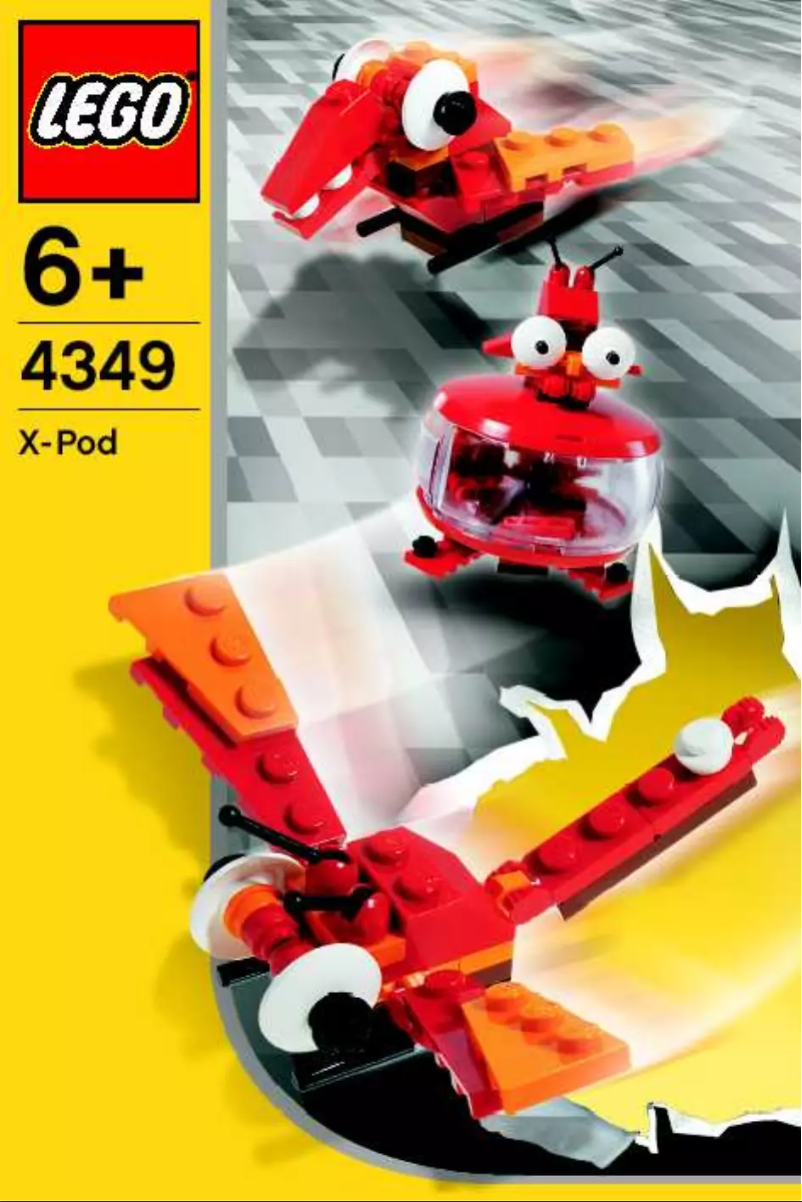 Page n°1 - Manuel utilisateur Lego X-Pod 4349