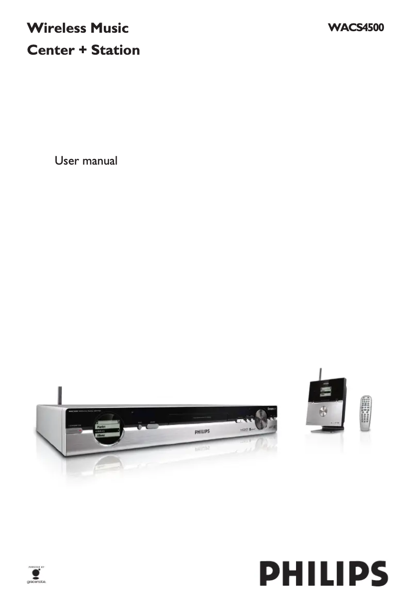Image de la première page du manuel de l'appareil Streamium WACS4500