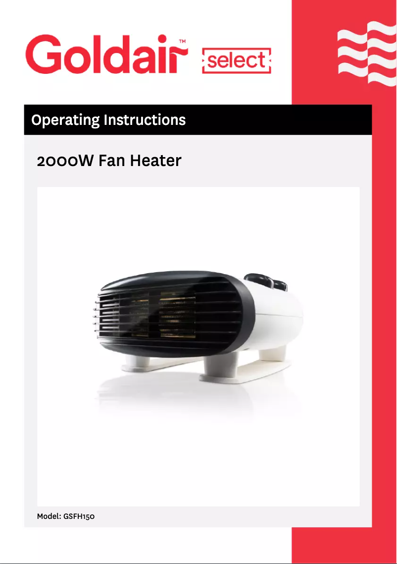 Página 1 del manual Manual de usuario GoldAir GSFH150