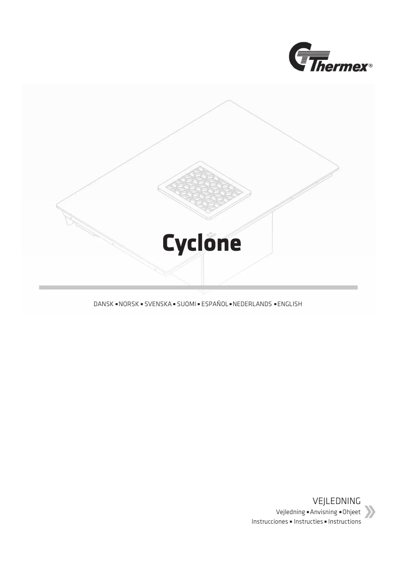Page n°1 - Guide d'installation Thermex Cyclone