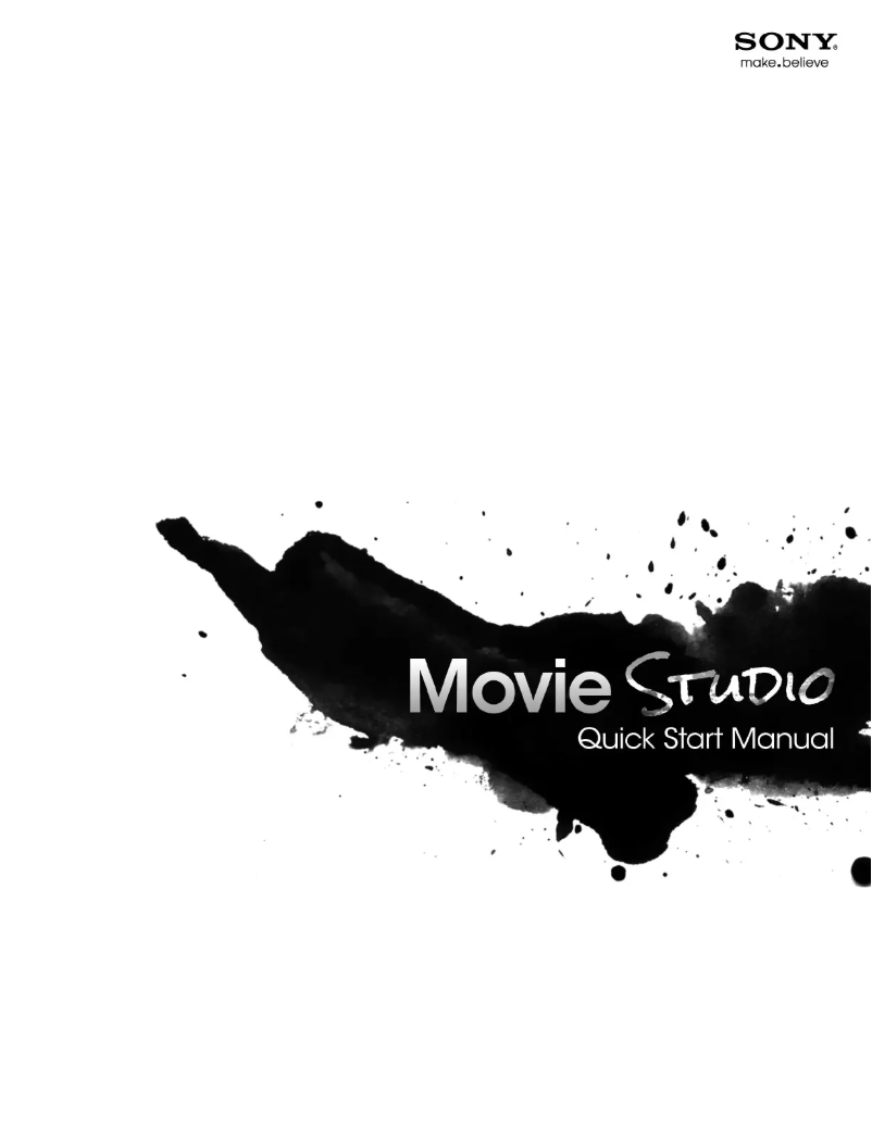 Page 1 de la notice Manuel utilisateur Sony Vegas Movie Studio 12 Platinium Suite