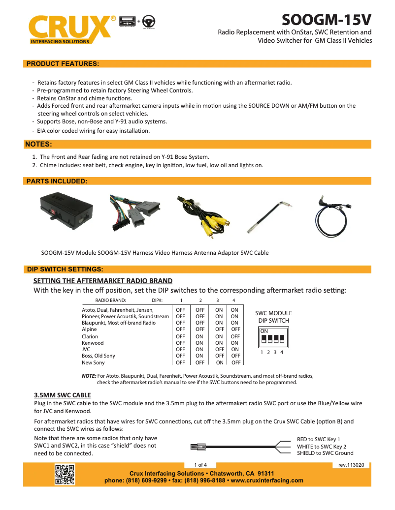 Image de la première page du manuel de l'appareil SOOGM-15V