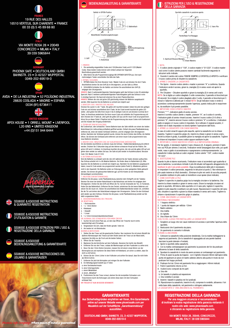 Image de la première page du manuel de l'appareil SS0802E