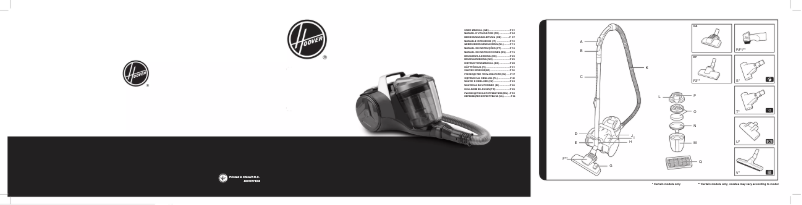 Page 1 de la notice Manuel utilisateur Hoover Breeze BR25HM 011