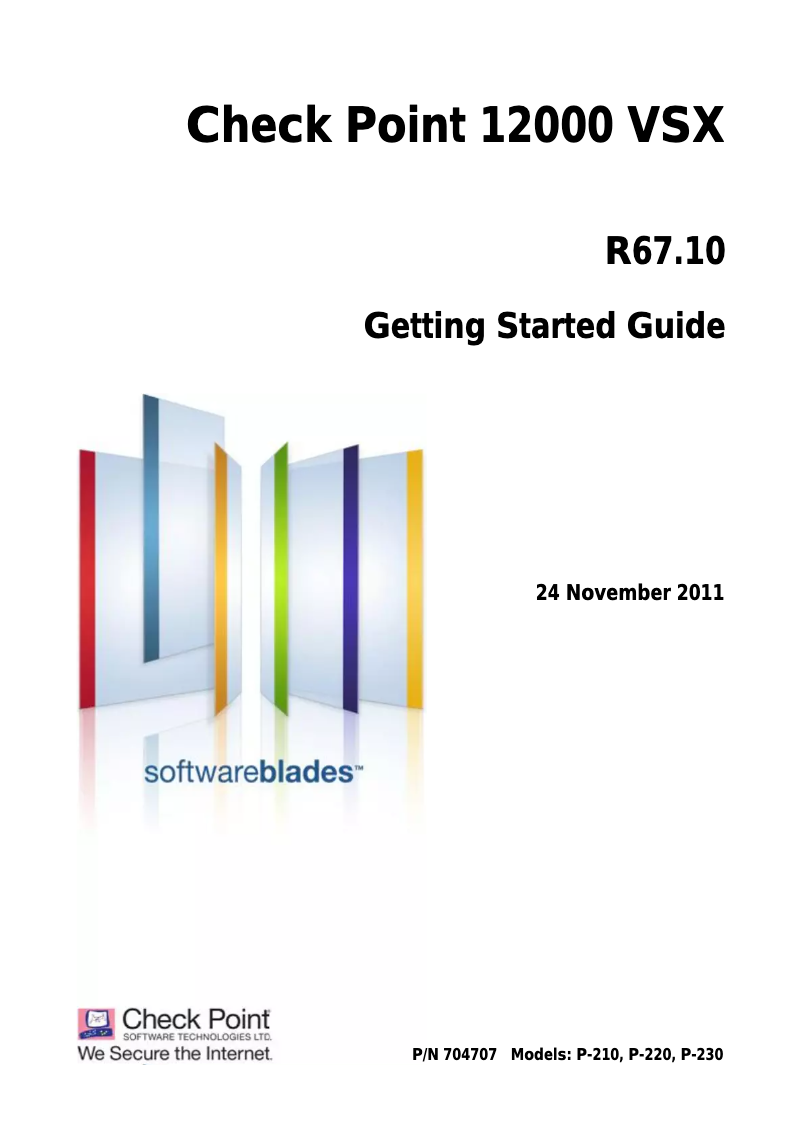 Page n°1 - Manuel utilisateur Check Point VSX 12600