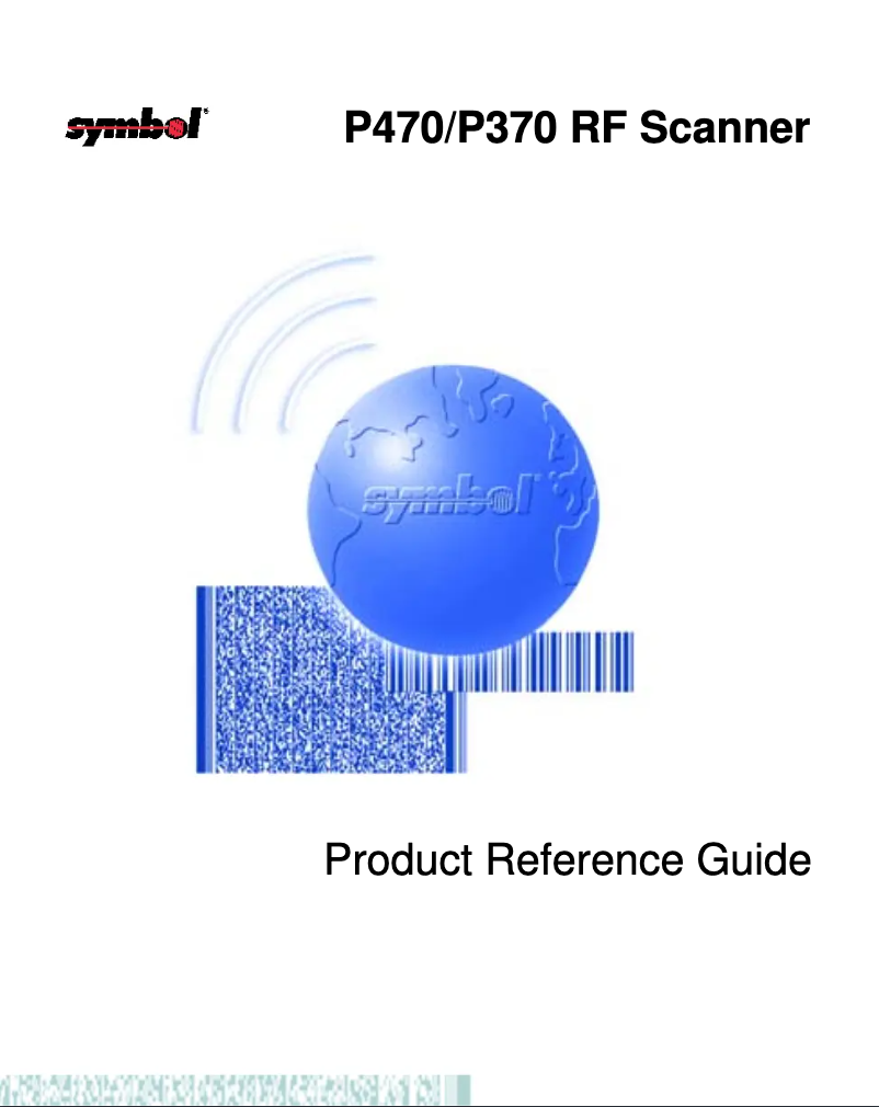 Image de la première page du manuel de l'appareil Symbol P370
